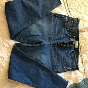 Madewell Skinny Jeans Raw Hem w Tencel